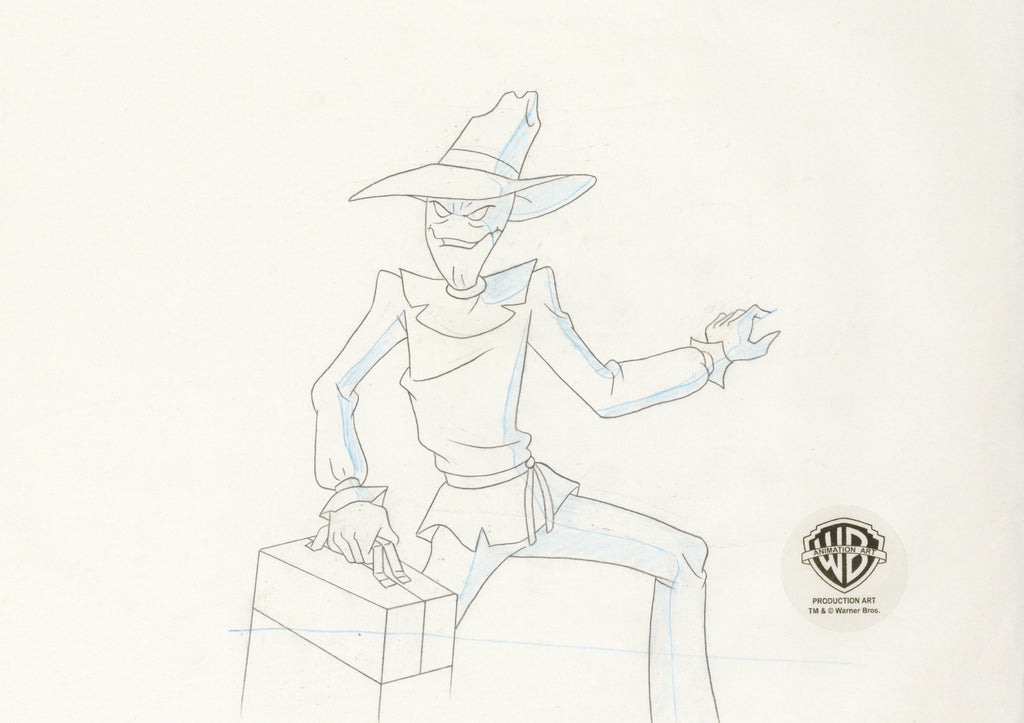 Batman The Animated Series Original Production Drawing: Scarecrow - Choice Fine Art