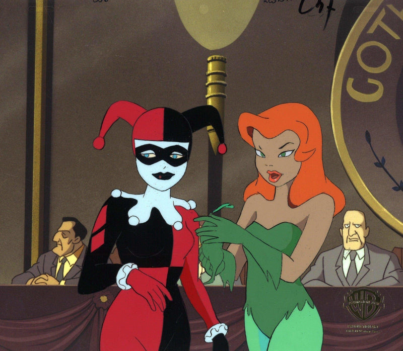 Batman The Animated Series Production Cel: Harley Quinn And Poison Ivy - Choice Fine Art