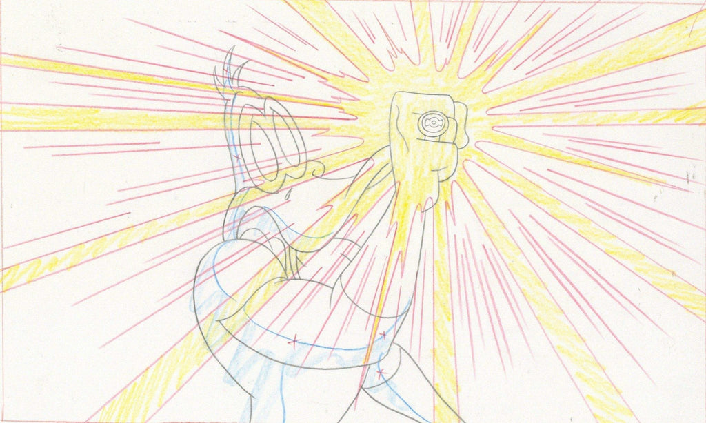 Duck Dodgers Original Production Drawing: Green Loontern - Choice Fine Art