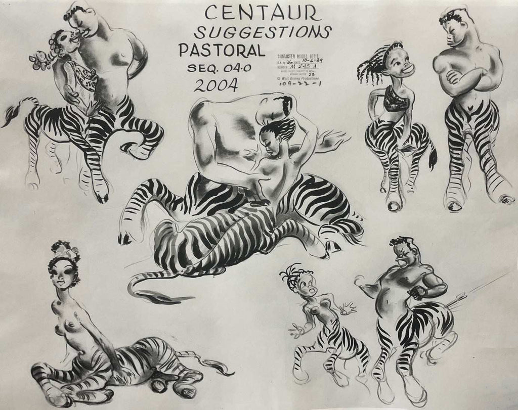 Fantasia Original Production Model Sheet: Centaurs - Choice Fine Art