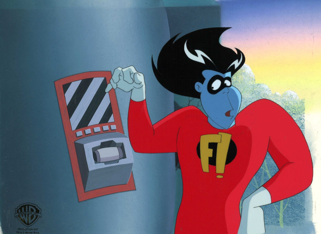 Freakazoid Original Production Cel on Original Production Background: Freakazoid - Choice Fine Art