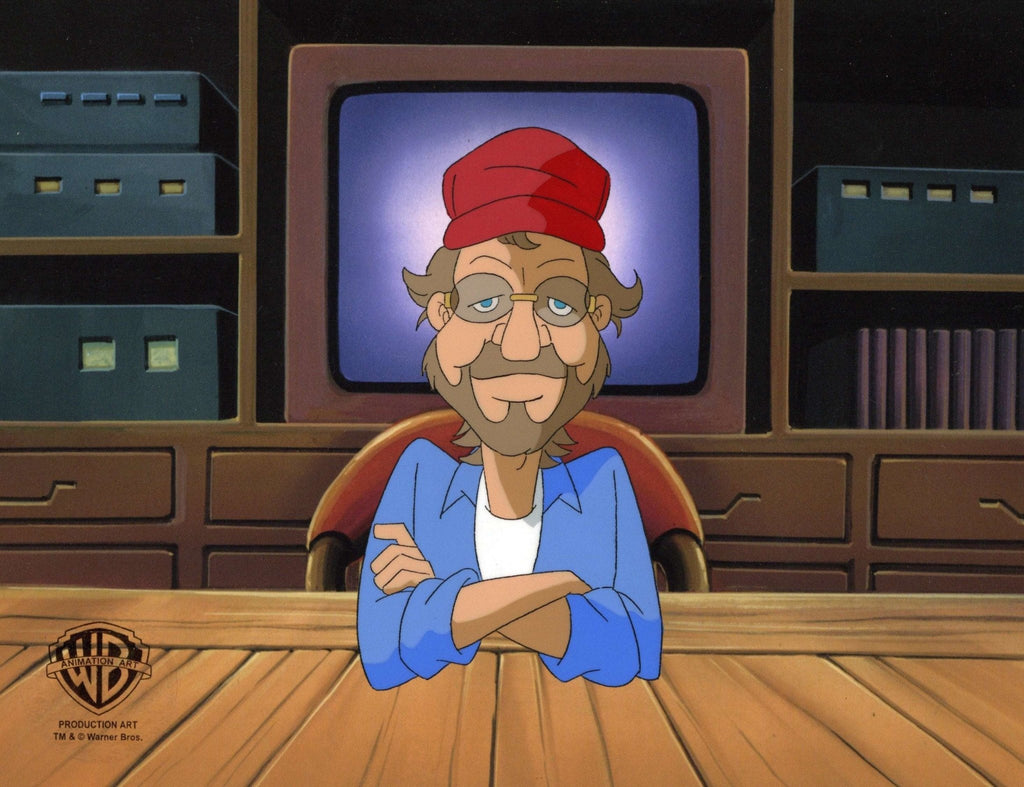 Freakazoid Original Production Cel with Matching Drawing: Steven Spielberg - Choice Fine Art