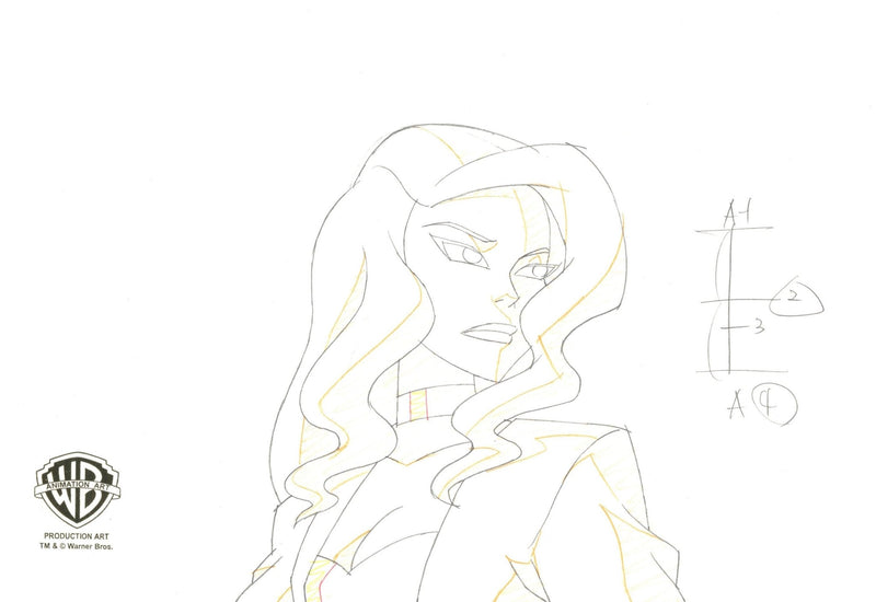 Justice League Original Production Drawing: Black Canary - Choice Fine Art