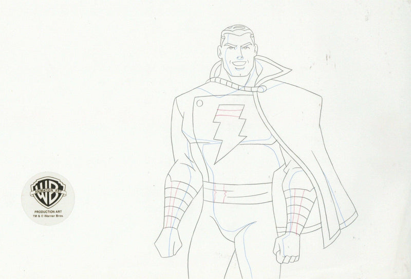 Justice League Original Production Drawing: Captain Marvel - Choice Fine Art