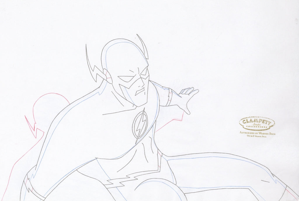Justice League Original Production Drawing: Flash - Choice Fine Art