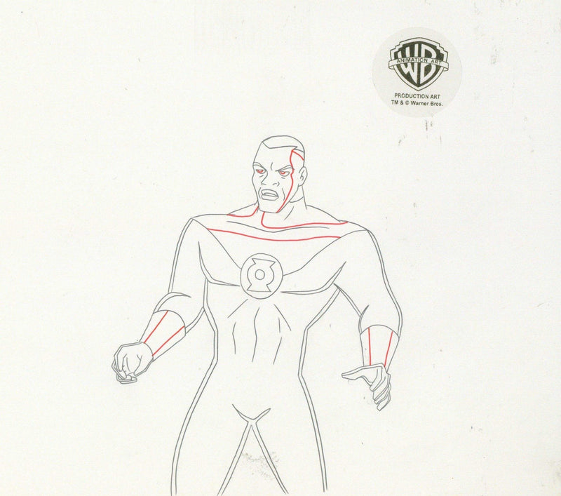 Justice League Original Production Drawing: Green Lantern - Choice Fine Art