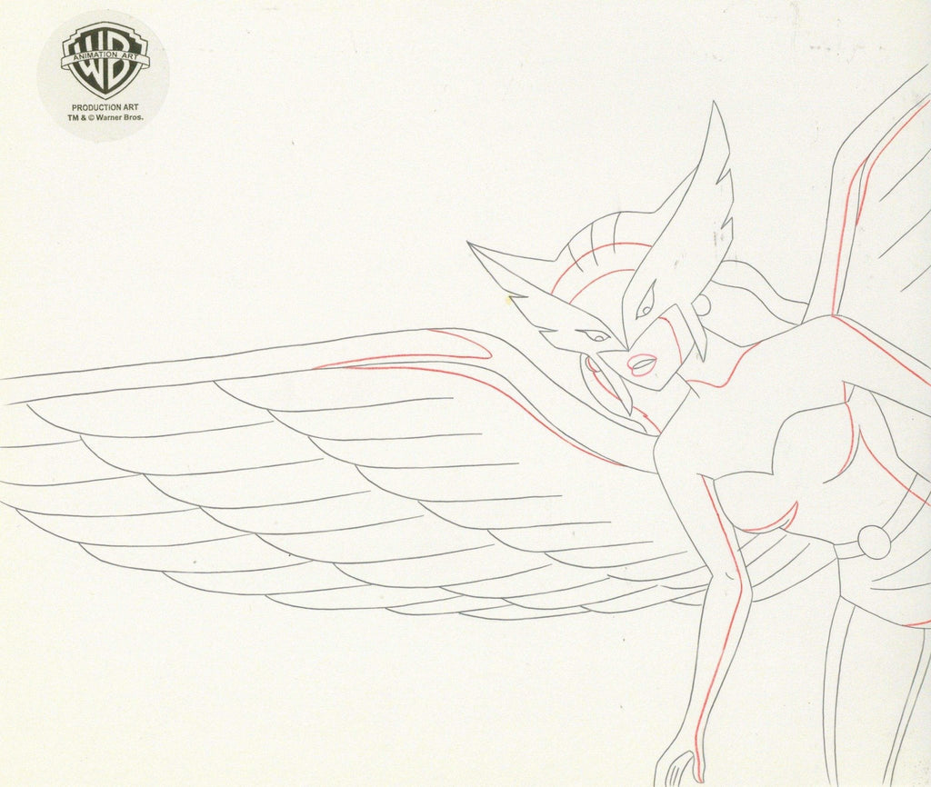 Justice League Original Production Drawing: Hawkgirl - Choice Fine Art