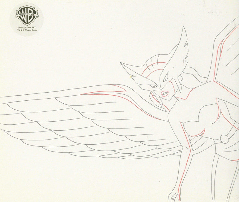 Justice League Original Production Drawing: Hawkgirl - Choice Fine Art