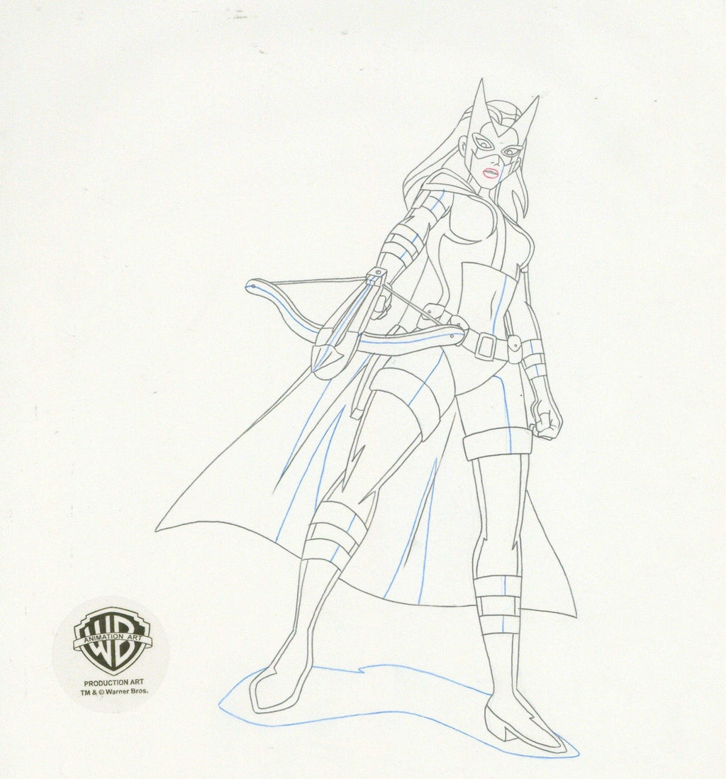 Justice League Original Production Drawing: Huntress - Choice Fine Art