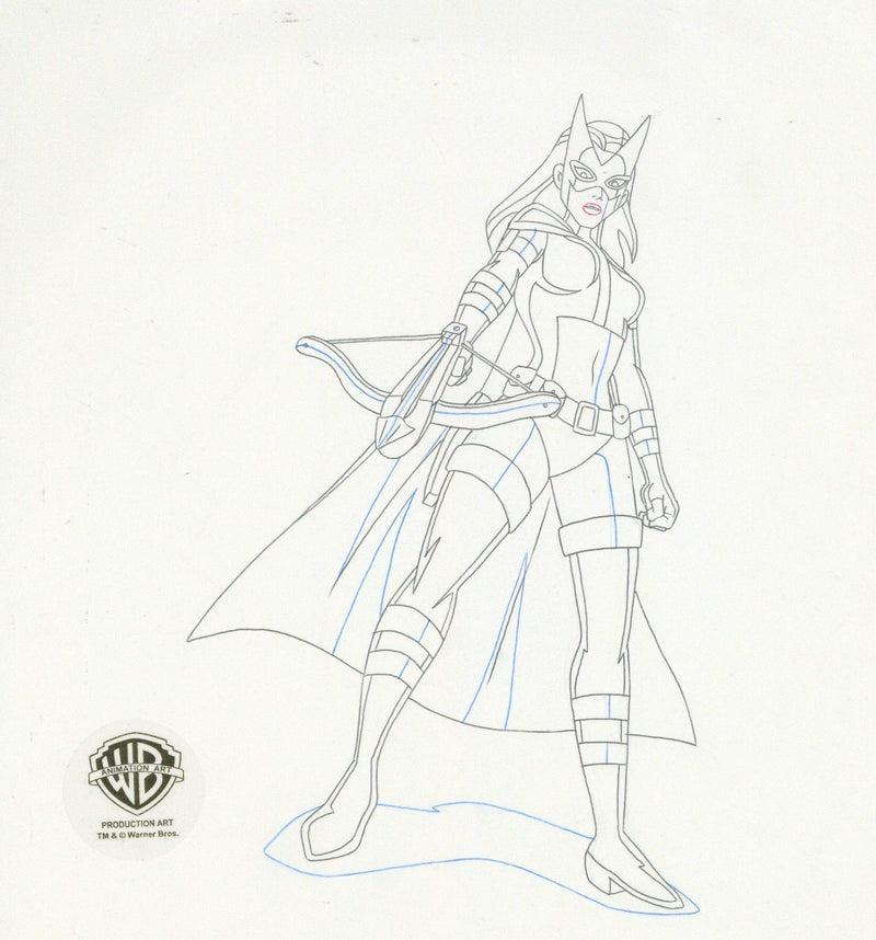 Justice League Original Production Drawing: Huntress - Choice Fine Art