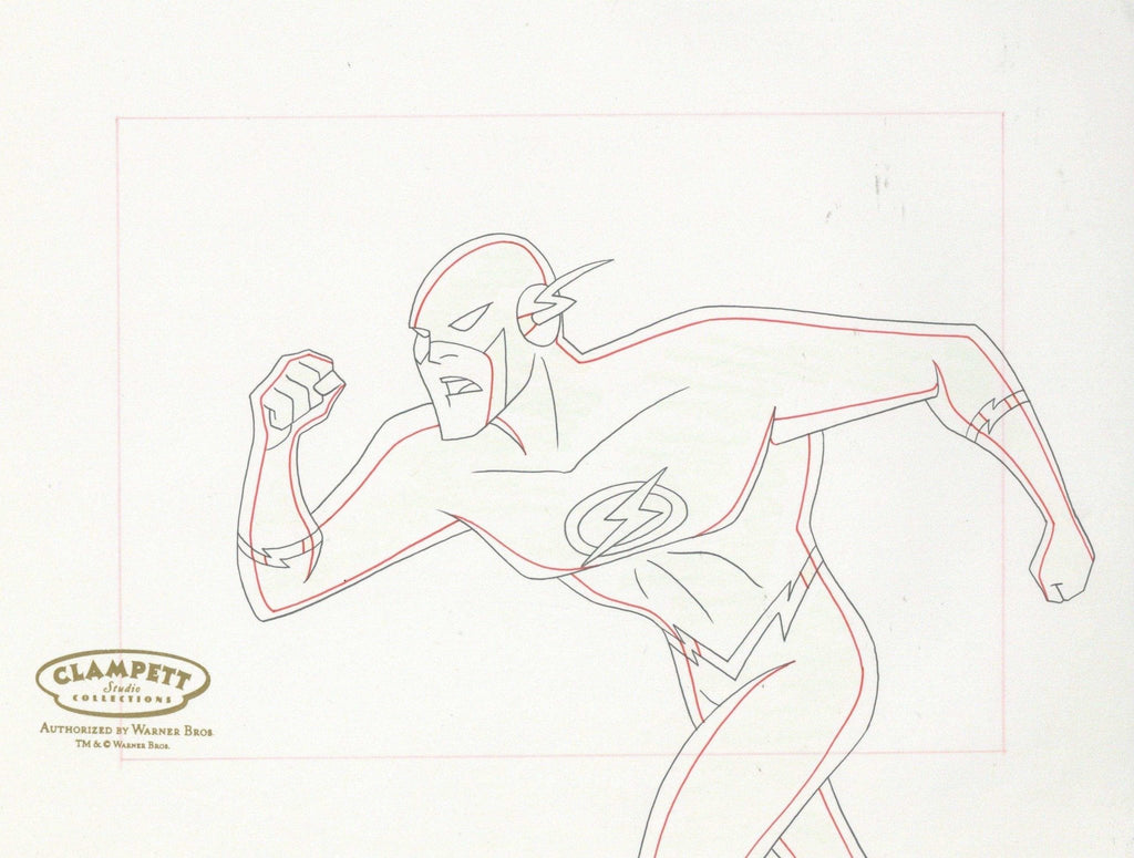 Justice League Original Production Drawing: The Flash - Choice Fine Art