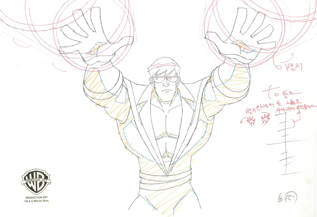 Justice League Original Production Drawing: Vibe - Choice Fine Art