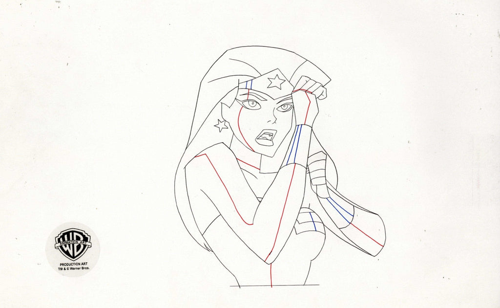 Justice League Original Production Drawing: Wonder Woman - Choice Fine Art