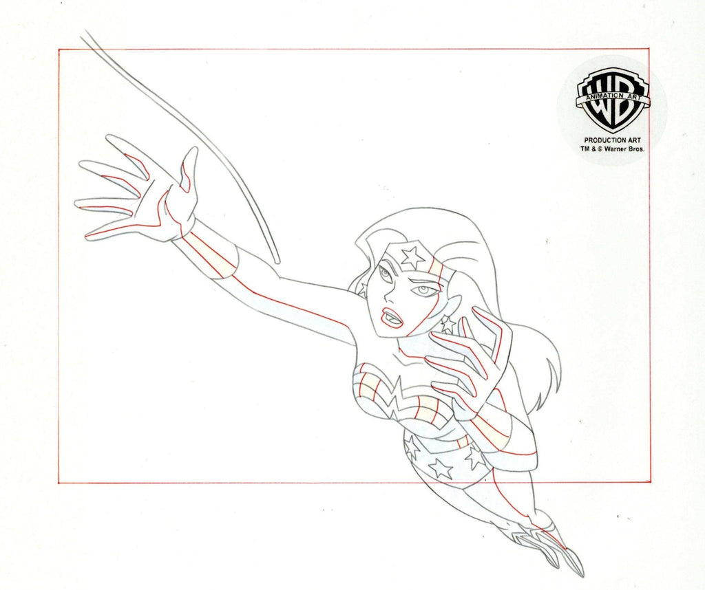 Justice League Original Production Drawing: Wonder Woman - Choice Fine Art