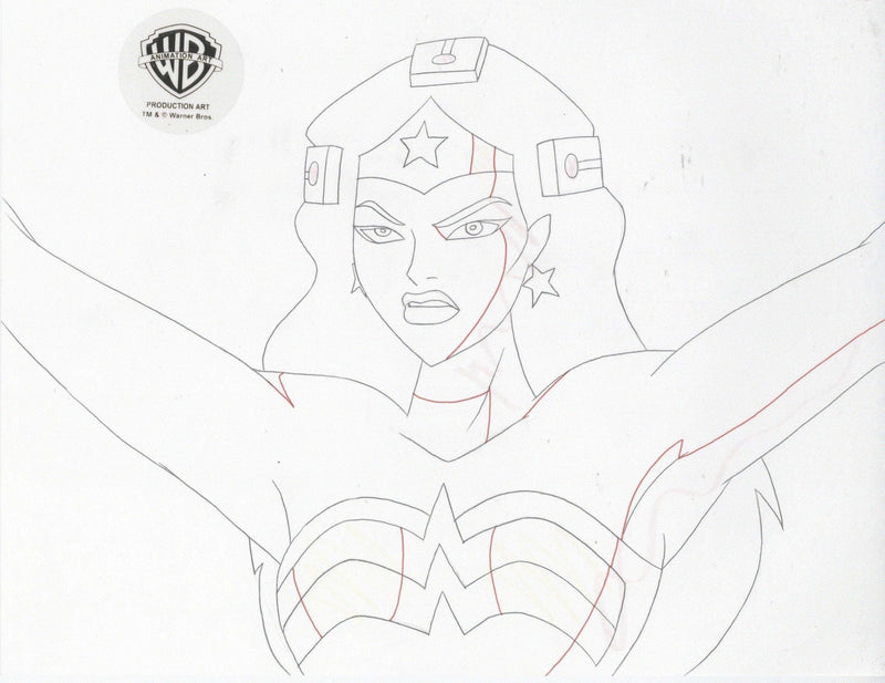 Justice League Original Production Drawing: Wonder Woman - Choice Fine Art
