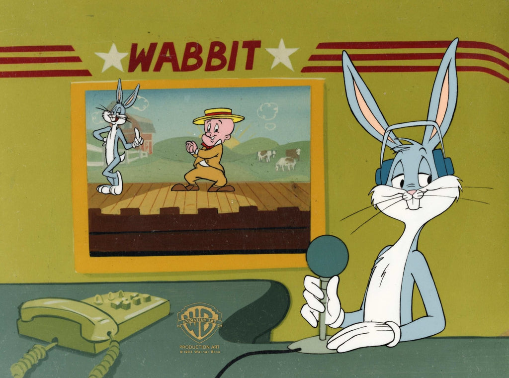 Looney Tunes Original Production Cel: Bugs Bunny and Elmer Fudd - Choice Fine Art