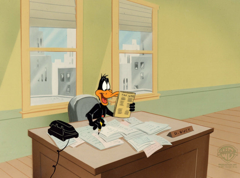 Looney Tunes Original Production Cel: Daffy Duck - Choice Fine Art