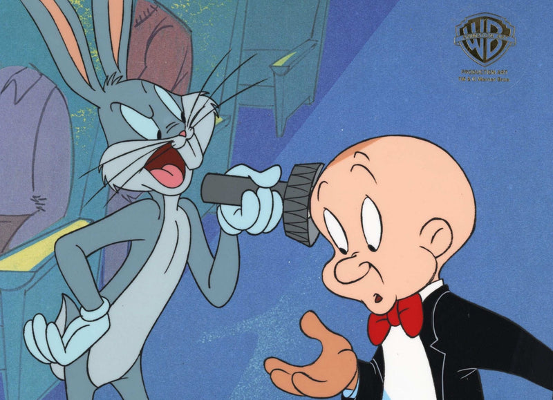 Looney Tunes Original Production Cel: Elmer Fudd and Bugs Bunny - Choice Fine Art