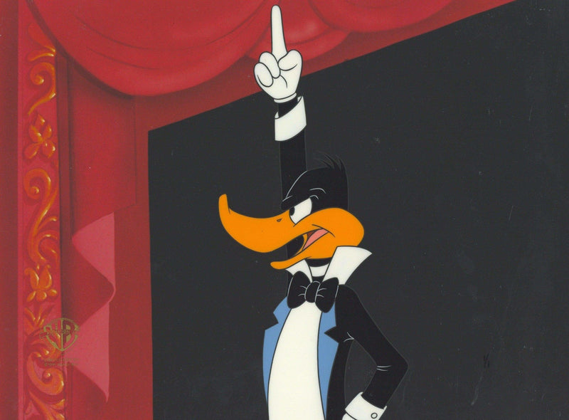 Looney Tunes Original Production Cel with Matching Drawing: Daffy Duck - Choice Fine Art