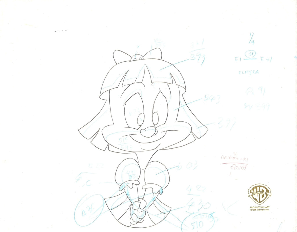 Looney Tunes Original Production Drawing: Elmyra - Choice Fine Art