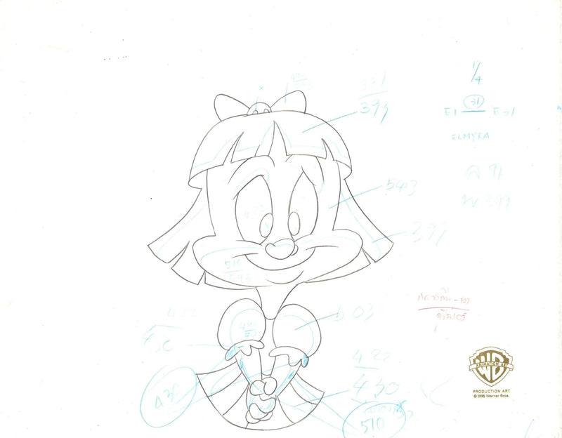 Looney Tunes Original Production Drawing: Elmyra - Choice Fine Art