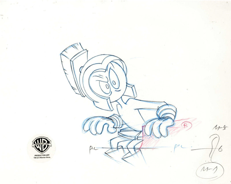 Looney Tunes Original Production Drawing: Marvin The Martian - Choice Fine Art