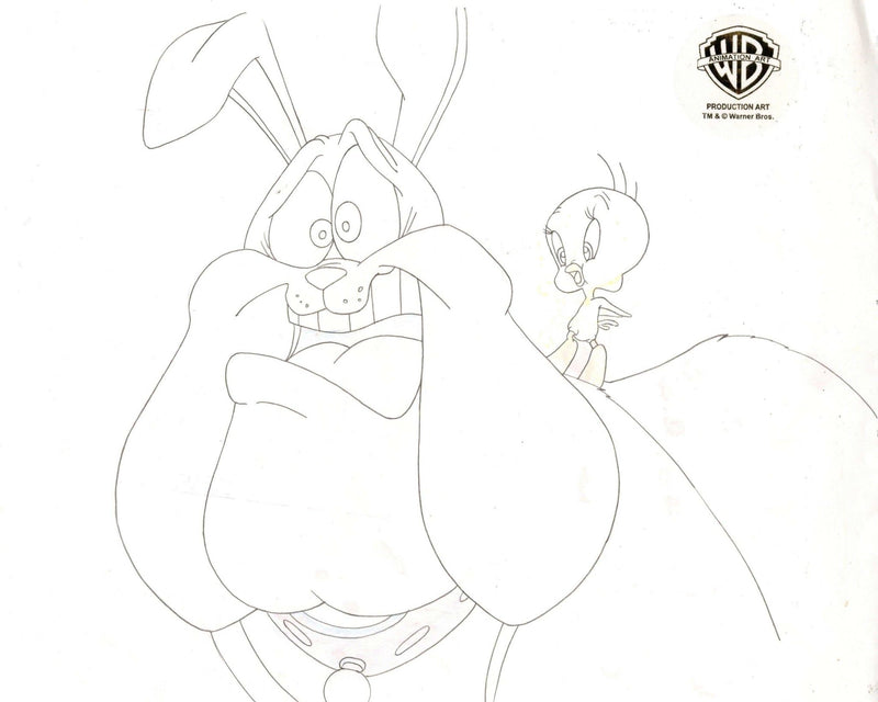 Looney Tunes Original Production Drawing: Tweety and Hector - Choice Fine Art
