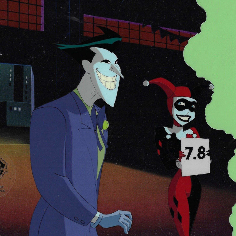 New Adventures Of Batman Production Cel: Harley Quinn And Joker - Choice Fine Art