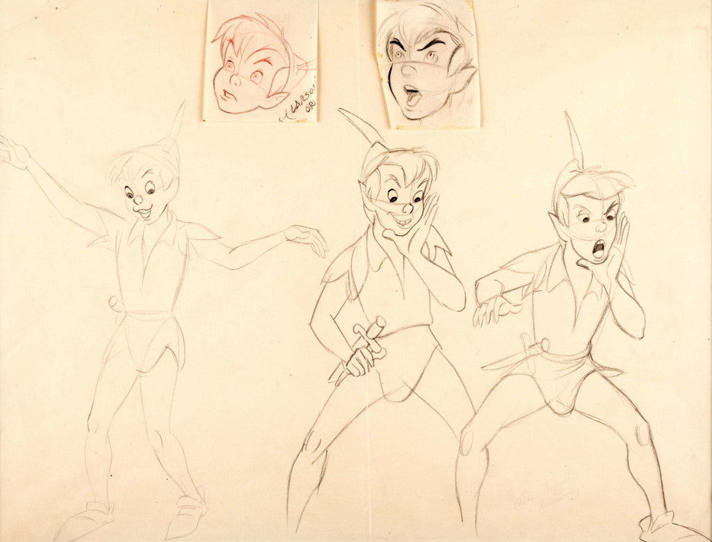 Peter Pan Model Sheet Drawing - Choice Fine Art