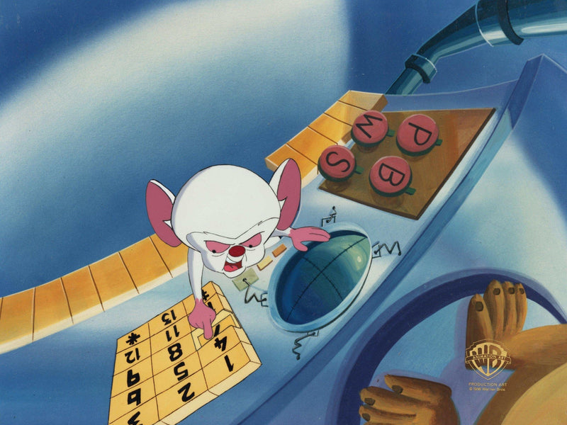 Pinky And The Brain Original Production Cel: Brain - Choice Fine Art