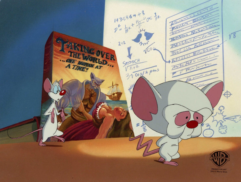 Pinky And The Brain Original Production Cel: Pinky and Brain - Choice Fine Art