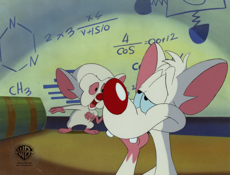 Pinky And The Brain Original Production Cel: Pinky and Brain - Choice Fine Art