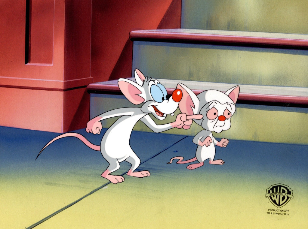 Pinky And The Brain Original Production Cel: Pinky and Brain - Choice Fine Art