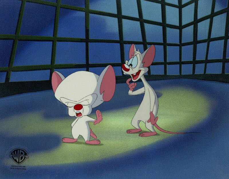 Pinky And The Brain Original Production Cel: Pinky and Brain - Choice Fine Art