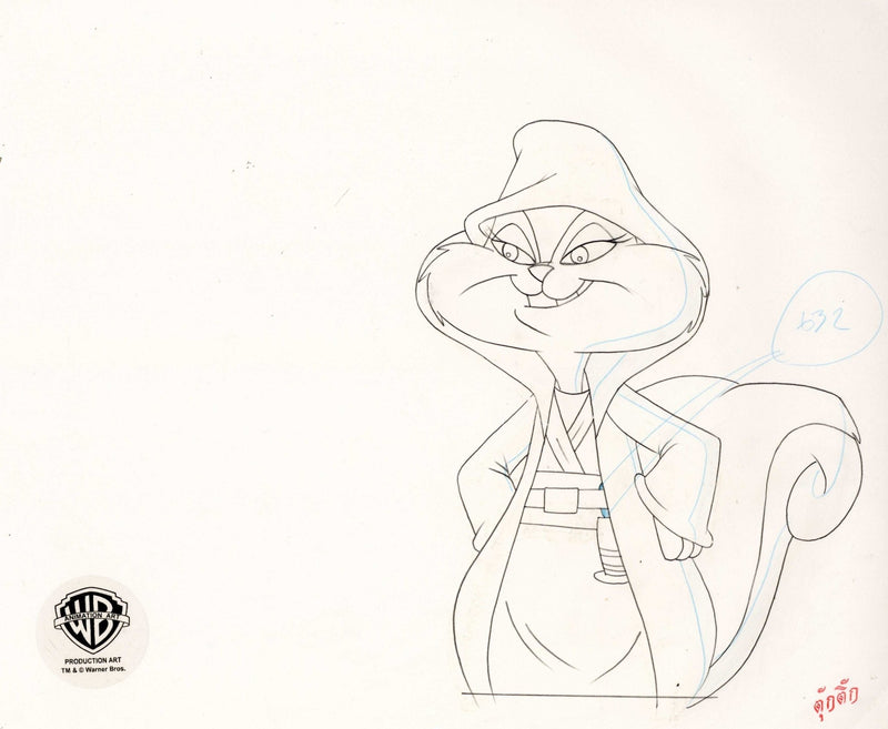 Pinky And The Brain Original Production Cel with Matching Drawing: Wak Skylicker and Slappy Wanna Nappy - Choice Fine Art