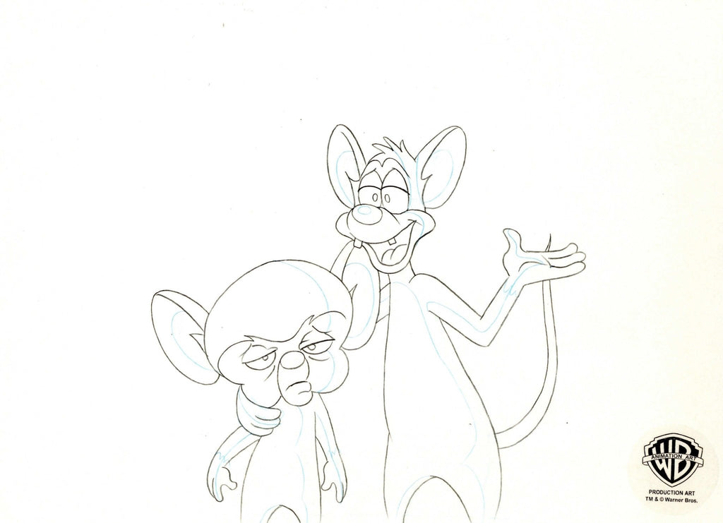 Pinky And The Brain Original Production Drawing: Pinky and Brain - Choice Fine Art