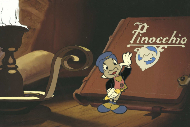 Pinocchio Original Production Cel: Jiminy Cricket - Choice Fine Art