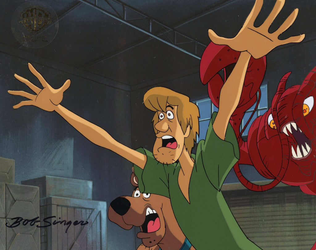 Scooby-Doo and the Witch's Ghost Original Production Cel With Matching Drawing: Scooby and Shaggy - Choice Fine Art