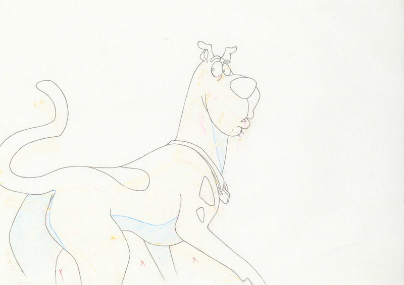 Scooby-Doo and the Witch's Ghost Original Production Cel With Matching Drawing: Scooby and Shaggy - Choice Fine Art