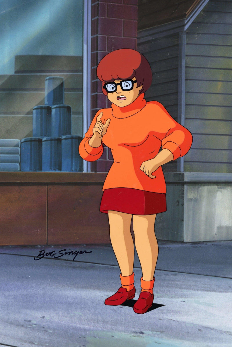 Scooby-Doo and the Witch's Ghost Original Production Cel with Matching Drawing: Velma - Choice Fine Art