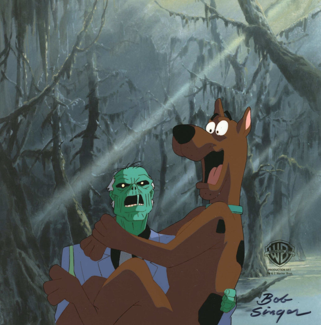 Scooby-Doo on Zombie Island Original Production Cel: Scooby and Zombie - Choice Fine Art