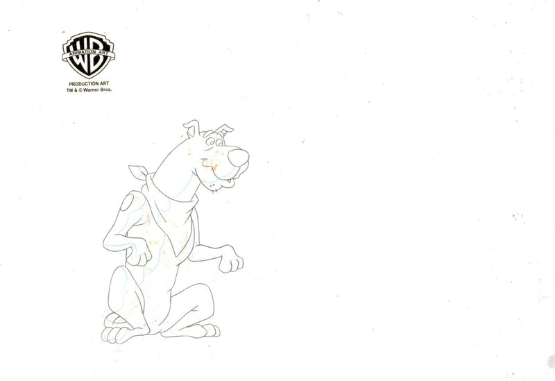 Scooby-Doo on Zombie Island Original Production Cel With Matching Drawing: Scooby and Shaggy - Choice Fine Art