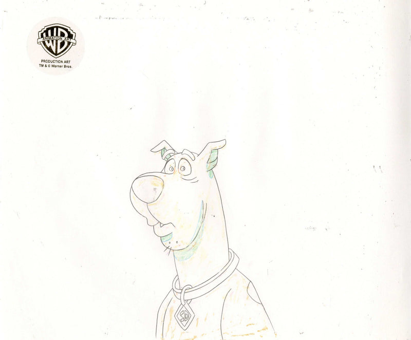 Scooby-Doo on Zombie Island Original Production Cel With Matching Drawings: Scooby and Shaggy - Choice Fine Art