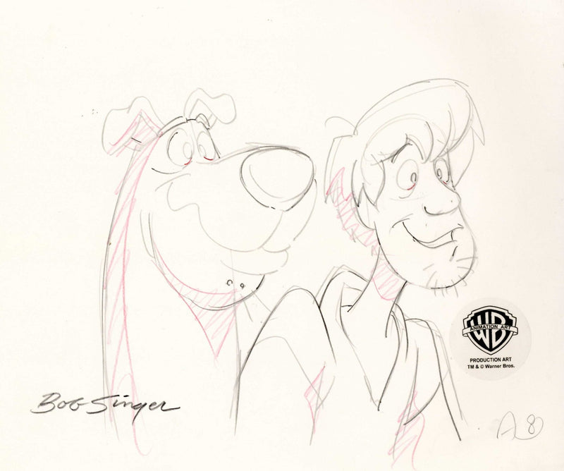 Scooby-Doo Original Production Drawing: Scooby and Shaggy - Choice Fine Art