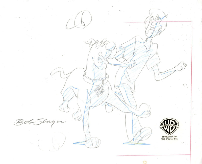 Scooby-Doo Original Production Drawing: Scooby and Shaggy - Choice Fine Art