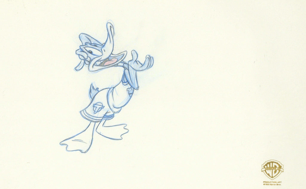 Space Jam Original Production Drawing: Daffy Duck - Choice Fine Art