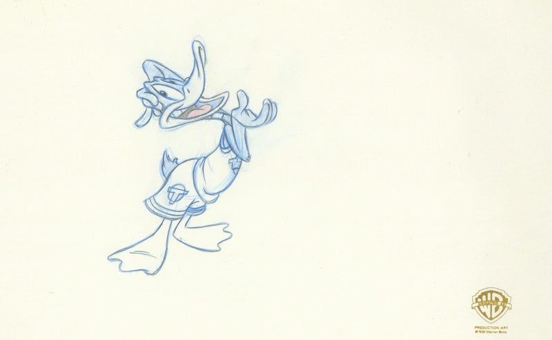 Space Jam Original Production Drawing: Daffy Duck - Choice Fine Art