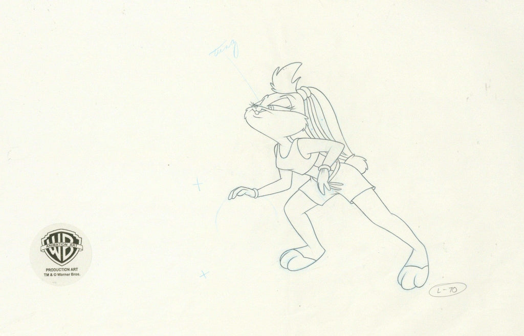 Space Jam Original Production Drawing: Lola Bunny - Choice Fine Art