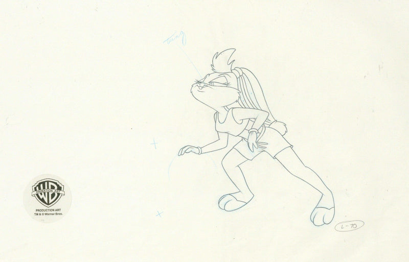Space Jam Original Production Drawing: Lola Bunny - Choice Fine Art