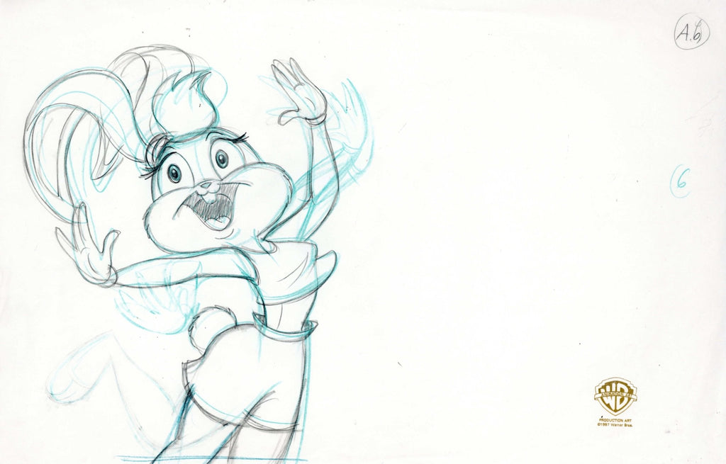 Space Jam Original Production Drawing: Lola Bunny - Choice Fine Art